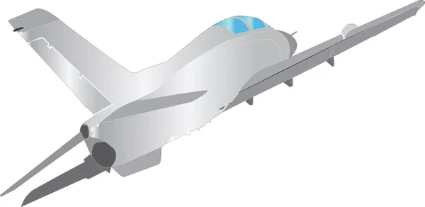 Flugzeug Silhouette - Vektor — Stockvektor