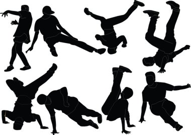 breakdance collection - vektör