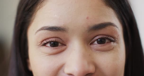 Портрет Крупним Планом Жіночих Очей Концепція Краси Здоров Жіночого Курортного — стокове відео