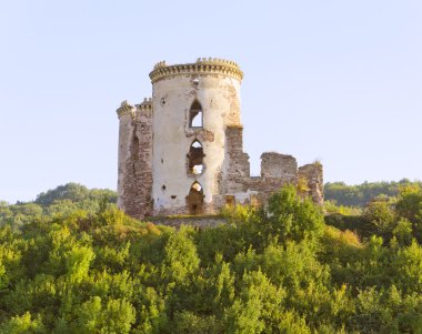 the tower of the old castle clipart