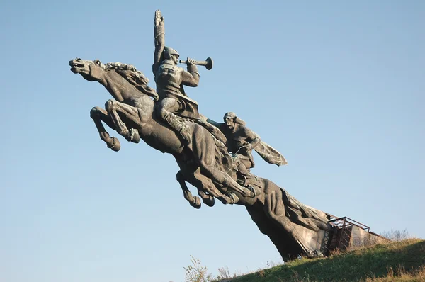 Памятник советскому комсомолу — стоковое фото