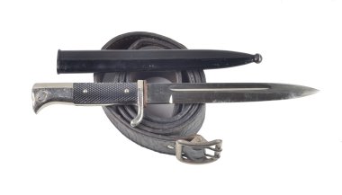 eski Alman bıçak süngüyle kın kılıcı kayışları için