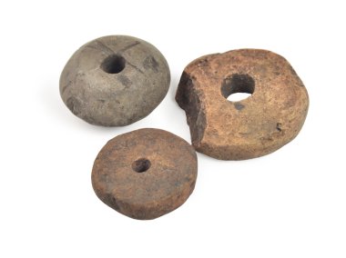 eski seramik spindle ağırşak, 5-1 yüzyıl m.ö.