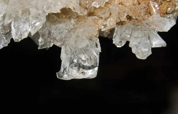 Druzen kristallen in de grot — Stockfoto