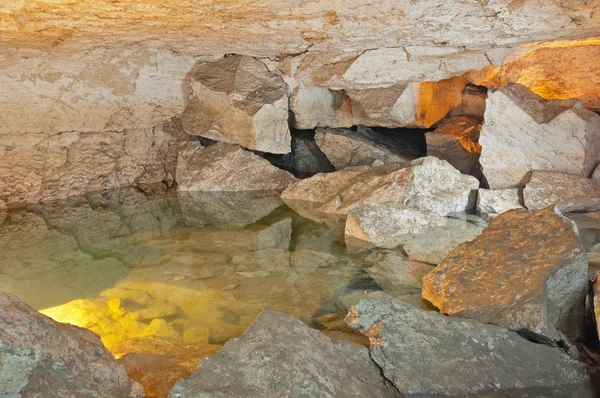 Underground lake — Stock Photo, Image