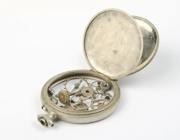 Dettaglio del vecchio orologio — Foto Stock