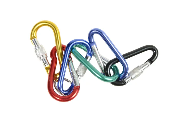 Küçük tırmanma carabiner — Stok fotoğraf