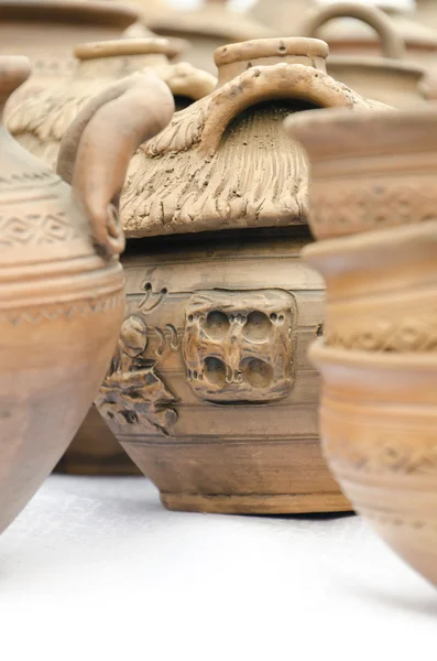 Cerâmica na forma de casa — Fotografia de Stock