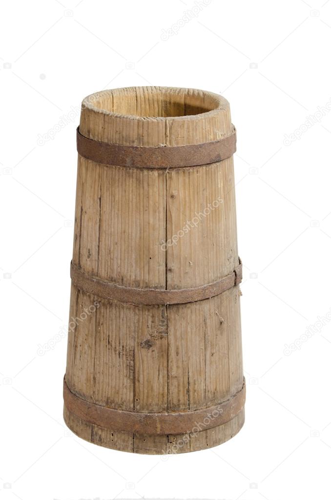 Old barrel for the manufacture of cow's milk