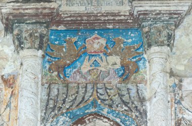 Eski kalenin kalıntıları.