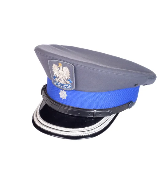 Summer cap Polish police — Stock Photo, Image