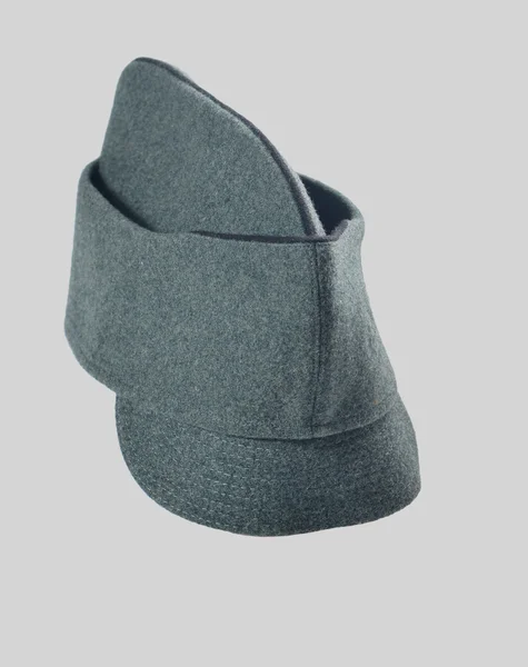 Winter wool garrison cap soldiers — Stock Photo, Image