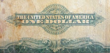 Vintage kağıt banknot unsurları