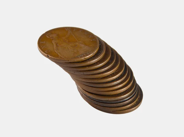 Old English coinage — Stock Photo, Image