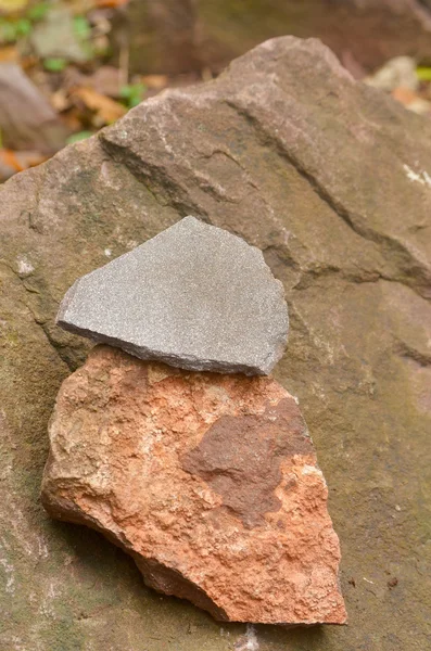 Fragmenten van gips stenen — Stockfoto