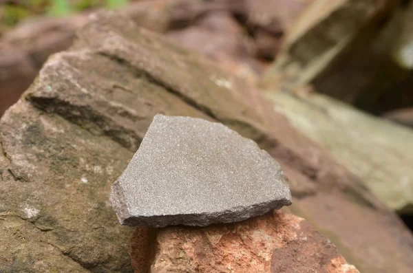 Fragmenten van gips stenen — Stockfoto