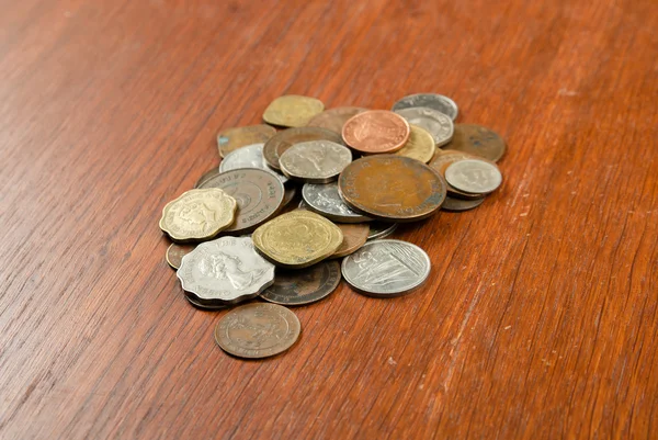 Coins of the British colony. — Stock Photo, Image