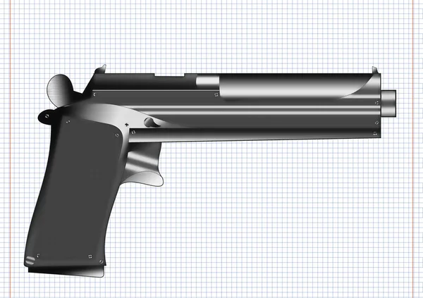 Pistola de dibujo gráfico — Foto de Stock