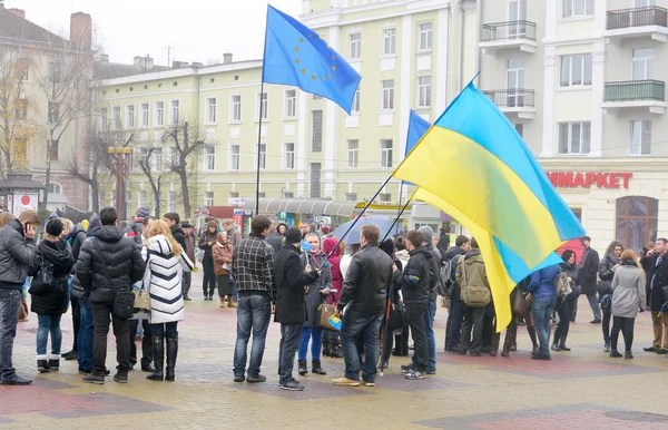 Ukrainska politiska åtgärder oppositionen internopol — Stockfoto