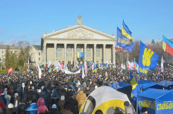 Ukraińskiej akcji politycznej opozycji — Zdjęcie stockowe