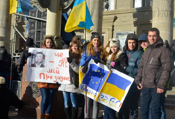 乌克兰的政治行动反对 — 图库照片