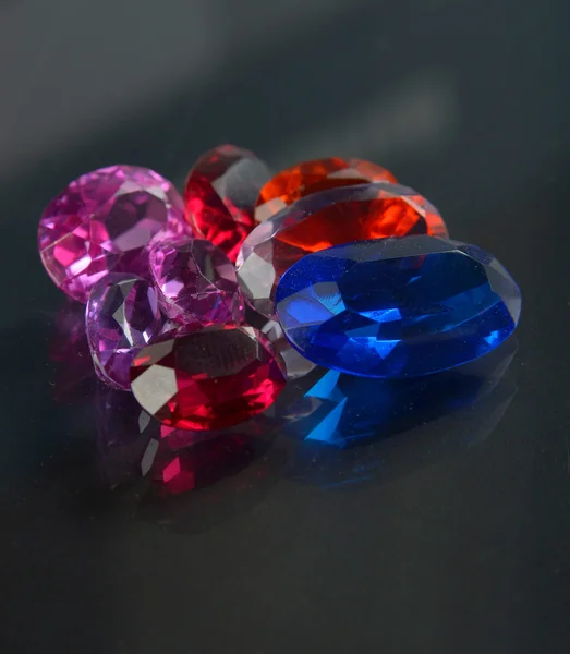 Faceted gemstones — Stock Photo, Image