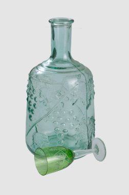 şarap için eski sürahi