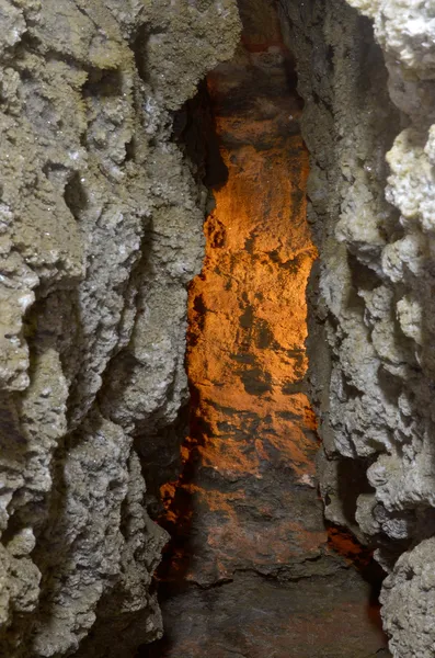 Gallery in a cave — Stock Photo, Image