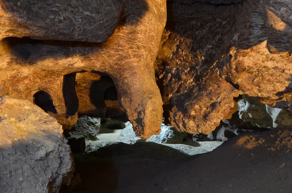 Gallery in a cave — Stock Photo, Image