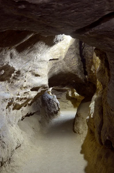Галерея в пещерах — стоковое фото