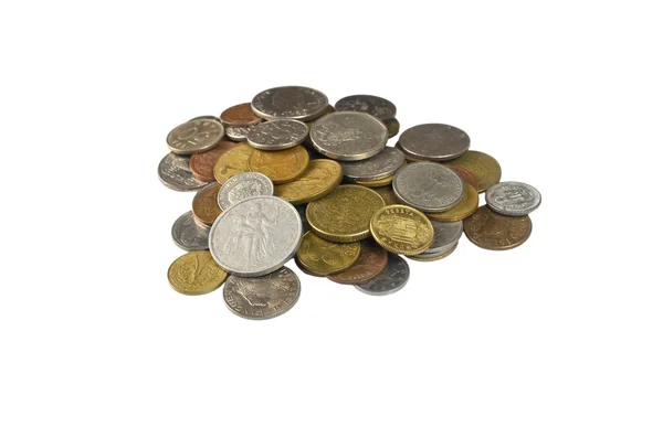 Набор монет Южной Америки — стоковое фото