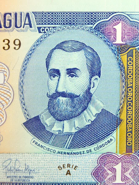 Banknotes  Nicaragua — Stock Photo, Image