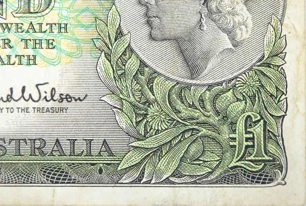 Dólar australiano velho — Fotografia de Stock