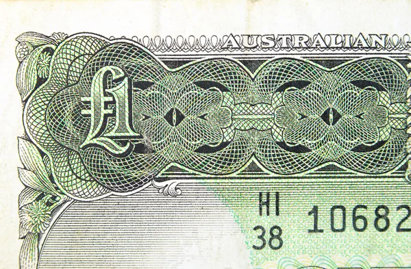 Dólar australiano velho — Fotografia de Stock