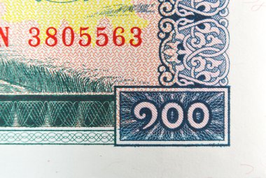 Vintage unsurları: kağıt banknot, Kamboçya