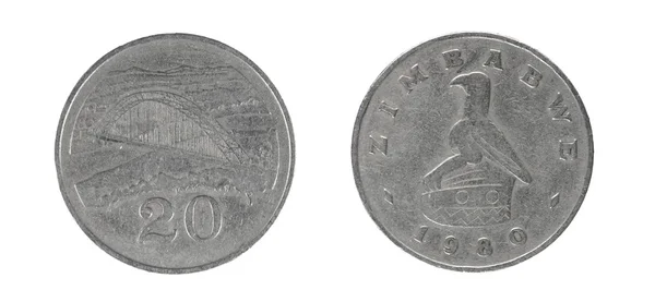 Monedas Zimbabwe — Foto de Stock