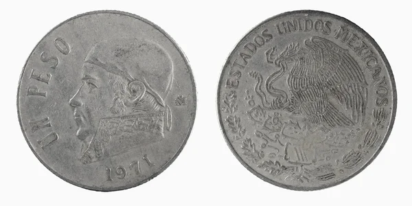 Moedas do México — Fotografia de Stock