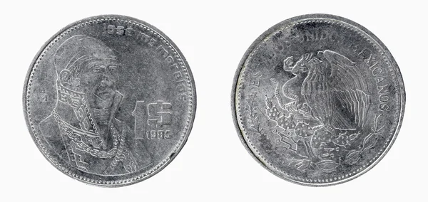 Monety z Meksyku — Zdjęcie stockowe