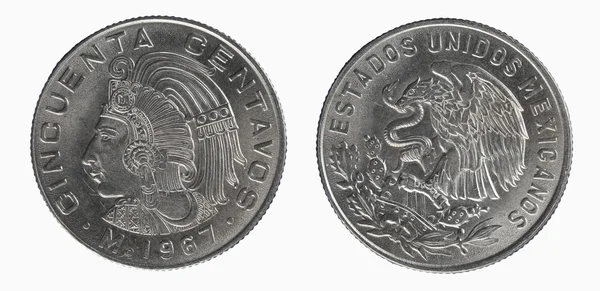 Munten van mexico — Stockfoto