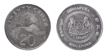 Singapur 20 cent sikke