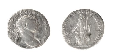 bozuk para eski gümüş Roma denarius
