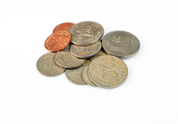 Set of coins Malaysia — Stock Photo, Image