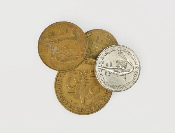 一連の硬貨フランスの西アフリカ - トーゴ — ストック写真