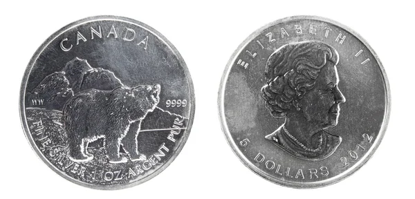 カナダのコイン — ストック写真