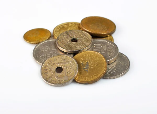 Set of Coins Spain — Stock Photo, Image
