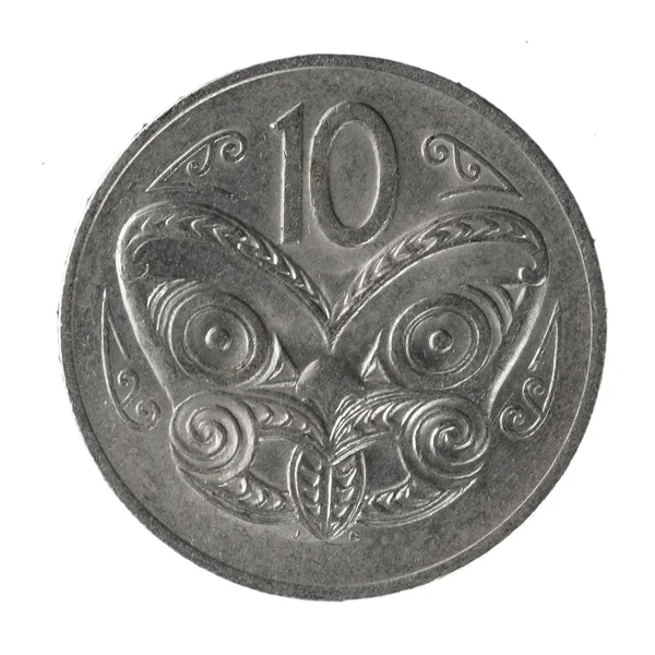 ニュージーランドのコイン — ストック写真