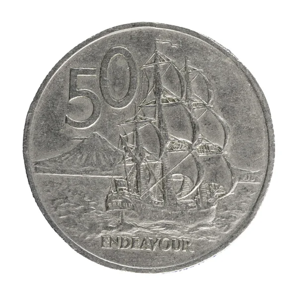 Nowa Zelandia monet — Zdjęcie stockowe
