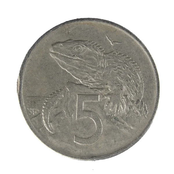 Nowa Zelandia monet — Zdjęcie stockowe