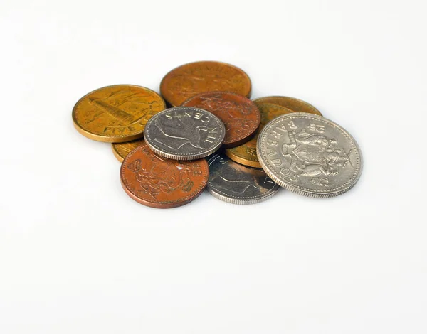 Készlet-ból érmék barbados — Stock Fotó