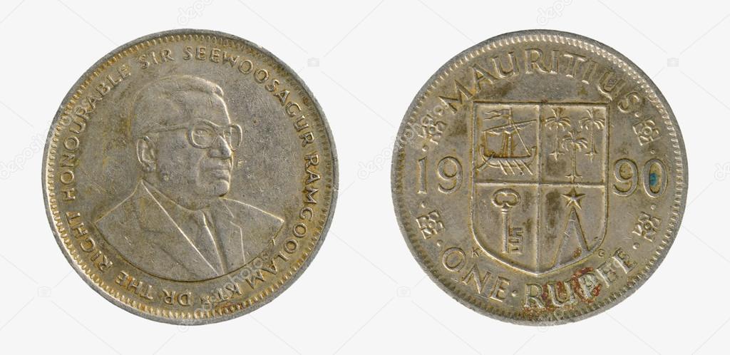 Mauritian Rupee coin